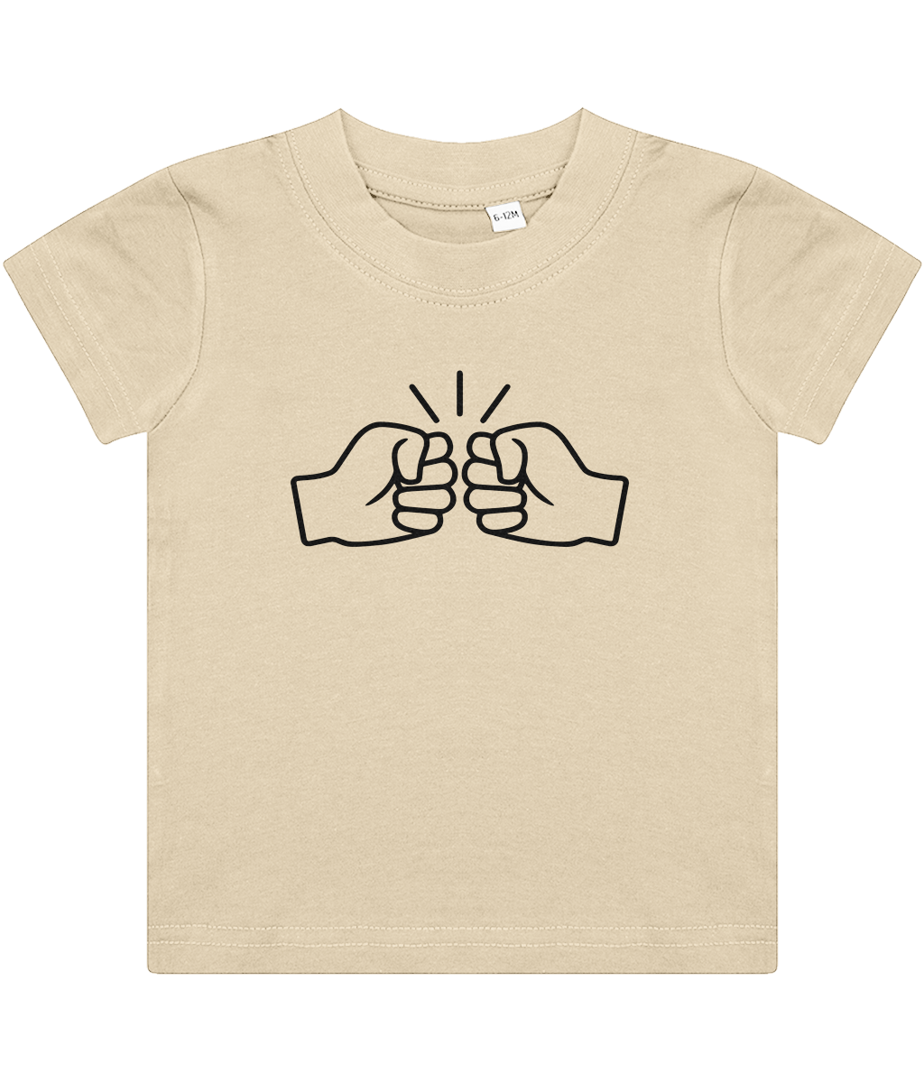 We Run Tings, Original, Baby/Toddler Cotton T-Shirt, Black Logo, Various Colours