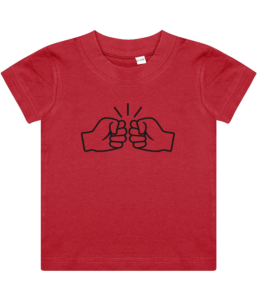 We Run Tings, Original, Baby/Toddler Cotton T-Shirt, Black Logo, Various Colours