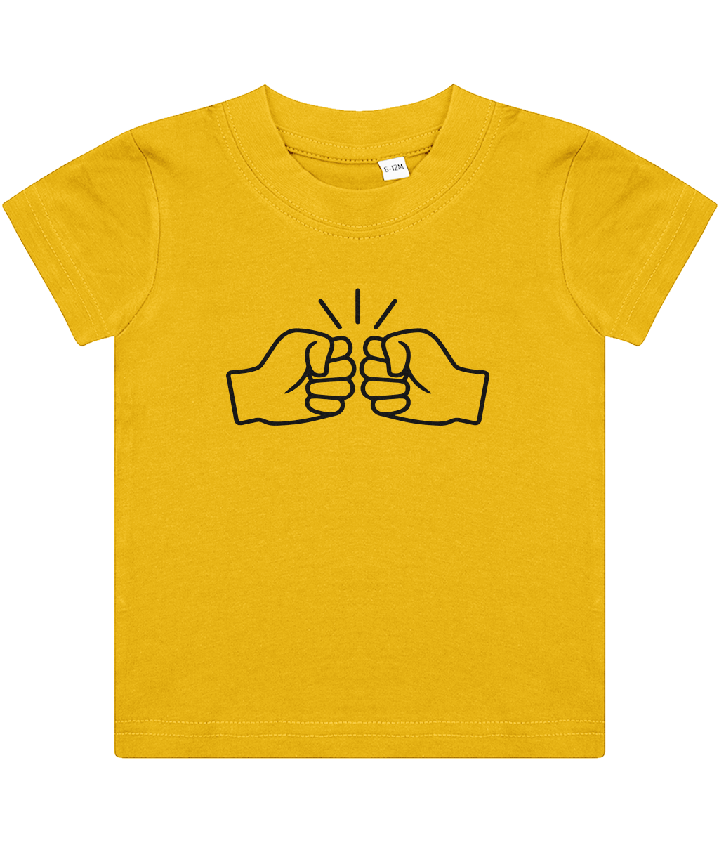 We Run Tings, Original, Baby/Toddler Cotton T-Shirt, Black Logo, Various Colours