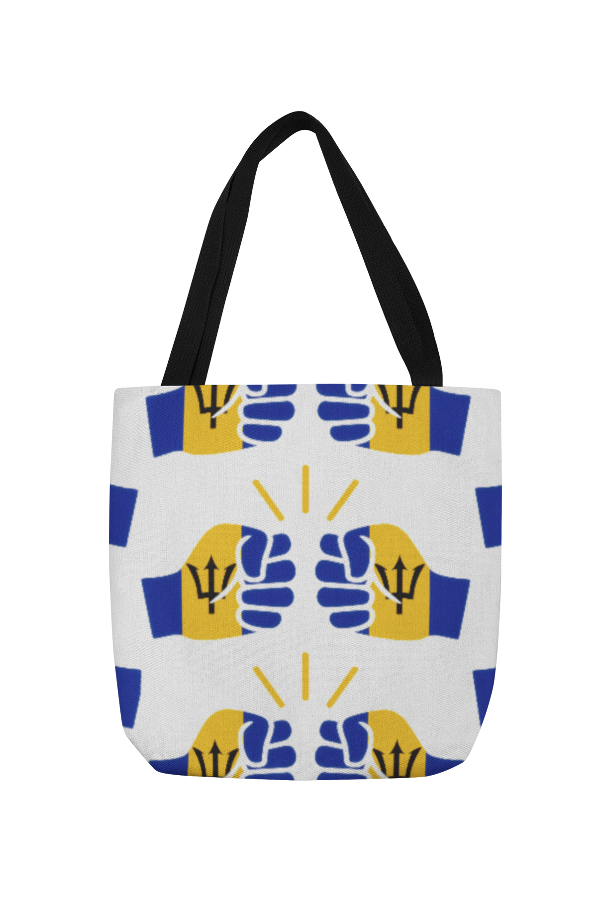 We Run Tings, Barbados, Tote Bag, Open Top, Medium, 41 x 41cm