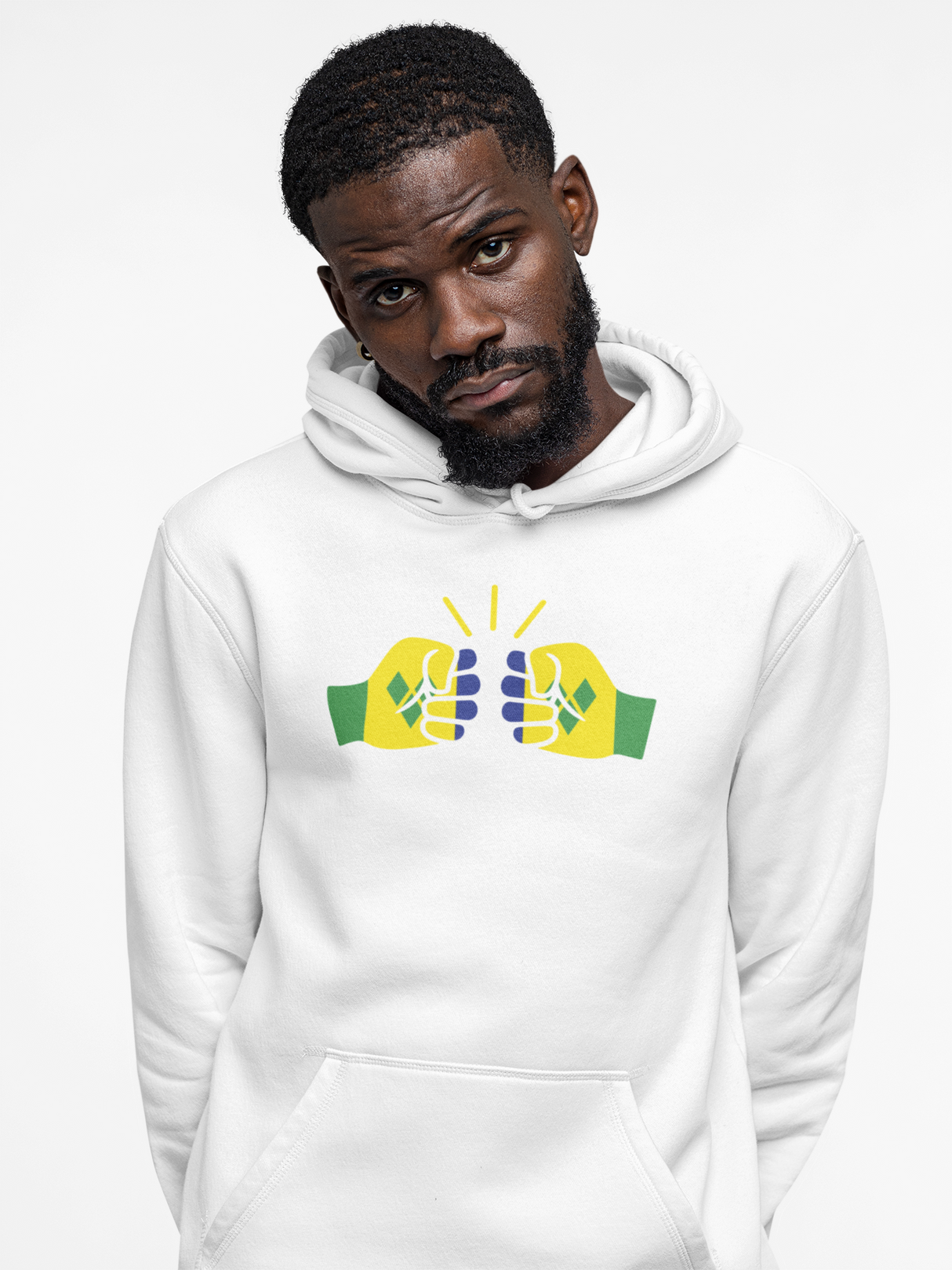 We Run Tings, St. Vincent, Organic Ring-Spun Combed Cotton Hoodie, Various Colours