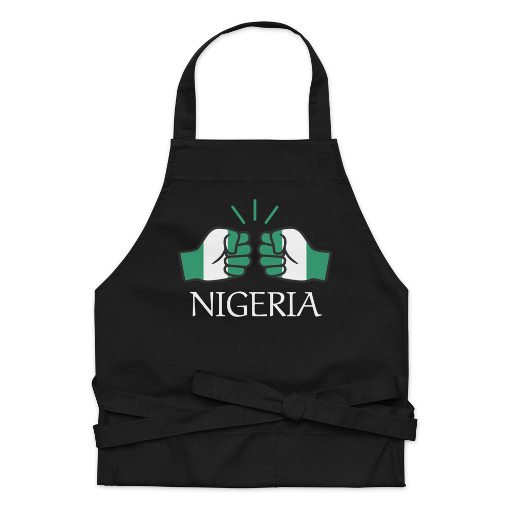 We Run Tings, Nigeria, Black, Apron