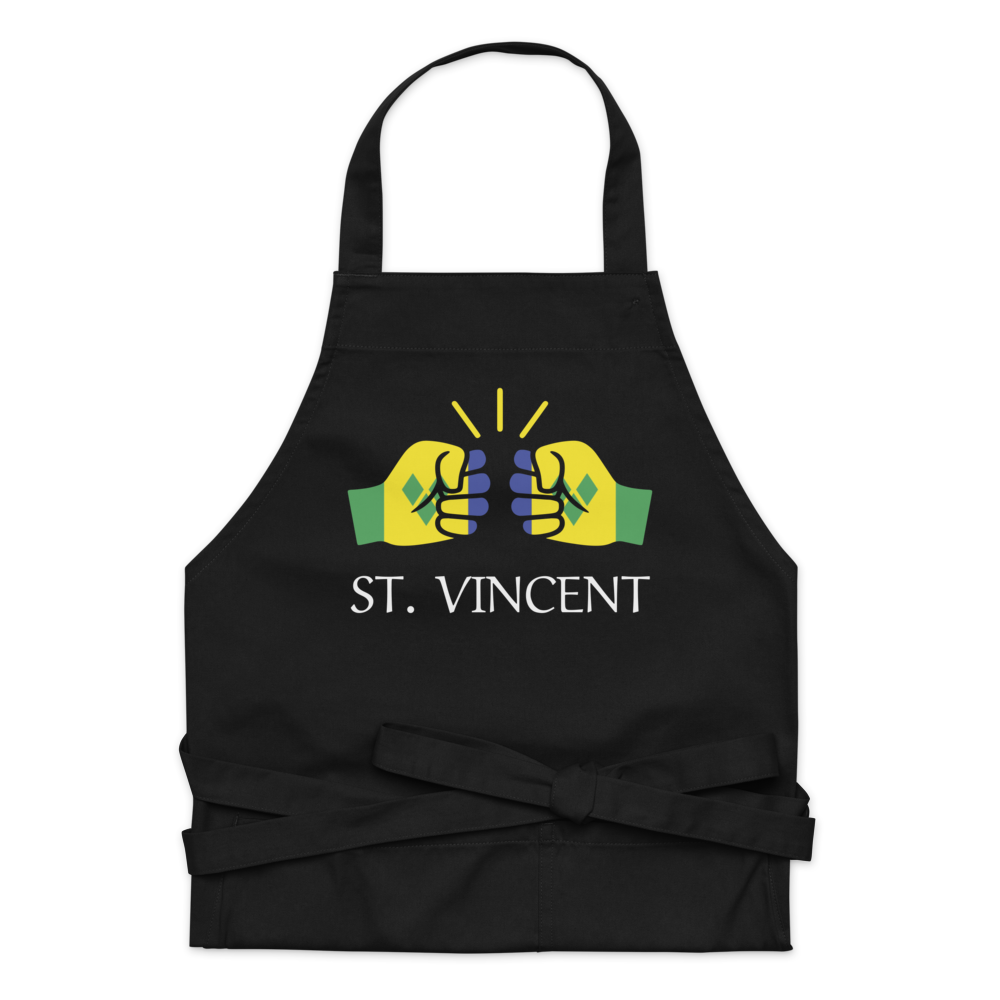 We Run Tings, St. Vincent, Black, Apron