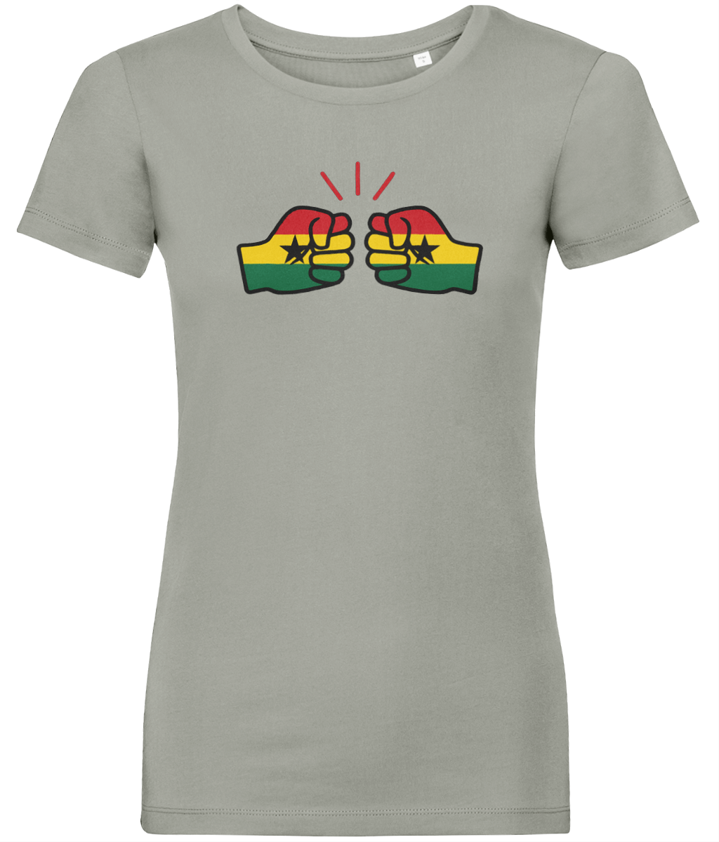 We Run Tings, Ghana, Women's, Organic Ring Spun Cotton, Contemporary Shaped Fit T-Shirt