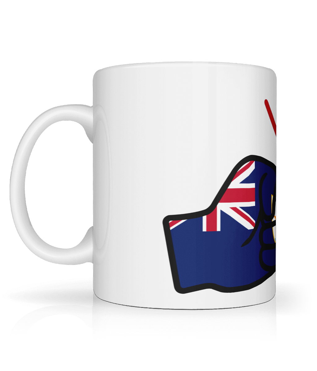 We Run Tings,  Anguilla, Tea, Coffee Ceramic Mug, Cup, White, 11oz