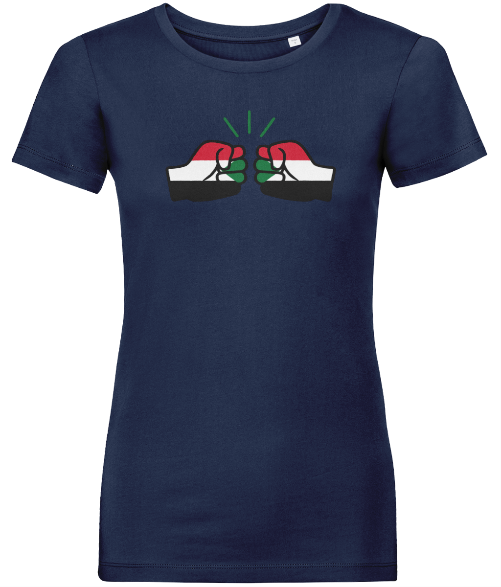 We Run Tings, Sudan, Women's, Organic Ring Spun Cotton, Contemporary Shaped Fit T-Shirt