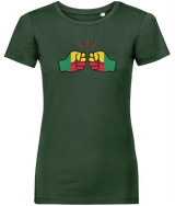 We Run Tings, Benin, Women's, Organic Ring Spun Cotton, Contemporary Shaped Fit T-Shirt