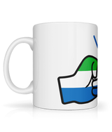 We Run Tings, Sierra Leone, Tea, Coffee Ceramic Mug, Cup, White, 11oz