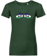 We Run Tings, Lesotho, Women's, Organic Ring Spun Cotton, Contemporary Shaped Fit T-Shirt