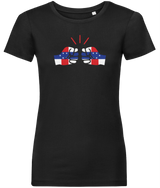 We Run Tings, Netherlands Antilles, Women's, Organic Ring Spun Cotton, Contemporary Shaped Fit T-Shirt