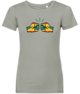 We Run Tings, Grenada, Women's, Organic Ring Spun Cotton, Contemporary Shaped Fit T-Shirt