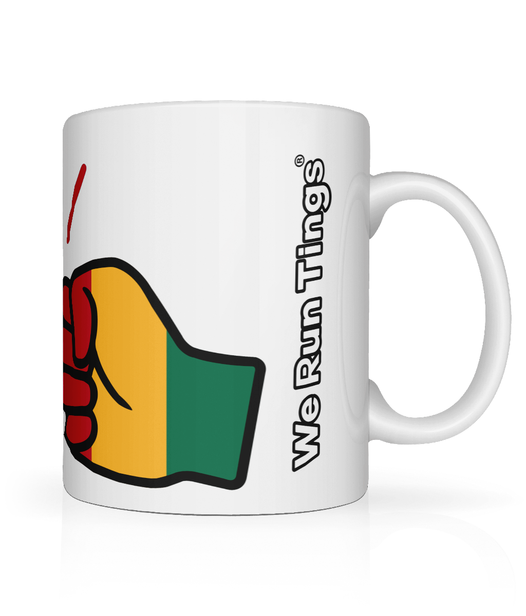 We Run Tings, Mali, Tea, Coffee Ceramic Mug, Cup, White, 11oz