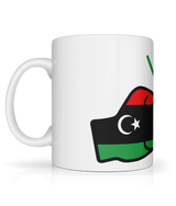 We Run Tings, Libya, Tea, Coffee Ceramic Mug, Cup, White, 11oz