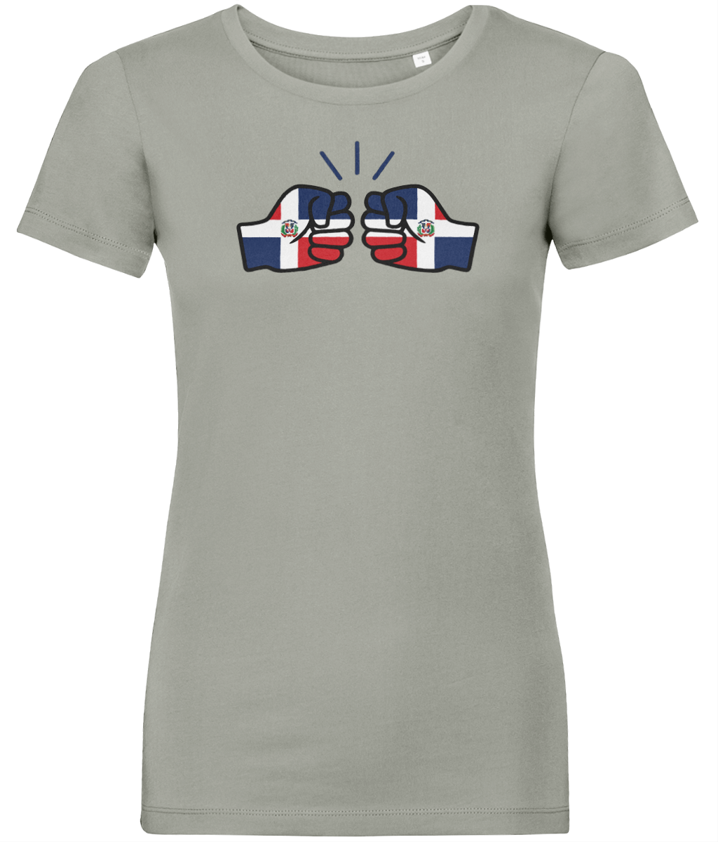 We Run Tings, Dominican Republic, Women's, Organic Ring Spun Cotton, Contemporary Shaped Fit T-Shirt