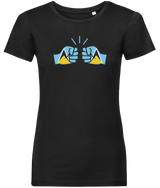 We Run Tings, St. Lucia, Women's, Organic Ring Spun Cotton, Contemporary Shaped Fit T-Shirt