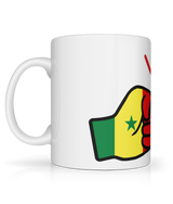 We Run Tings, Senegal, Tea, Coffee Ceramic Mug, Cup, White, 11oz