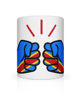 We Run Tings, Congo, Democratic Republic of the, Tea, Coffee Ceramic Mug, Cup, White, 11oz