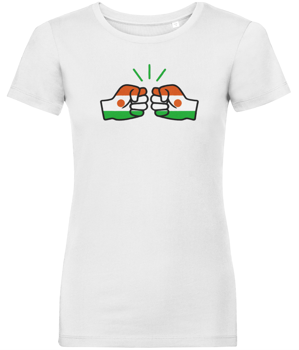 We Run Tings, Niger, Women's, Organic Ring Spun Cotton, Contemporary Shaped Fit T-Shirt