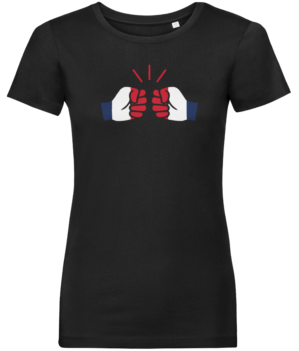 We Run Tings, Guadeloupe, Women's, Organic Ring Spun Cotton, Contemporary Shaped Fit T-Shirt