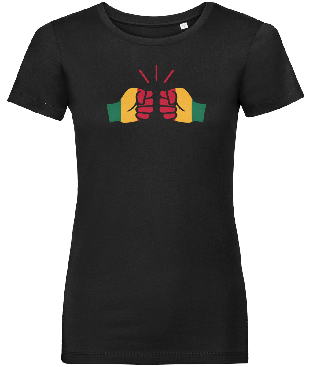 We Run Tings, Mali, Women's, Organic Ring Spun Cotton, Contemporary Shaped Fit T-Shirt