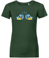 We Run Tings, St. Lucia, Women's, Organic Ring Spun Cotton, Contemporary Shaped Fit T-Shirt