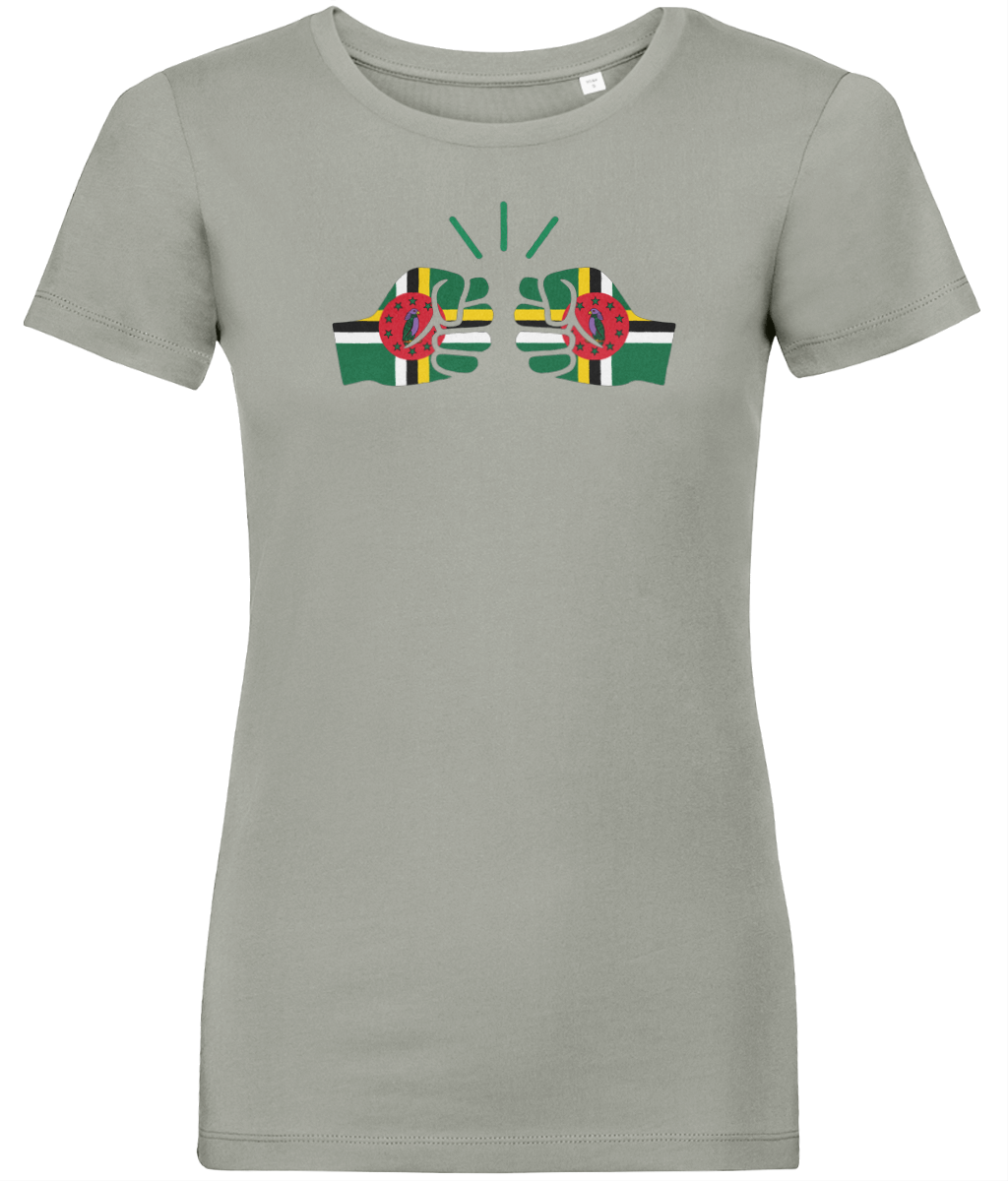We Run Tings, Dominica, Women's, Organic Ring Spun Cotton, Contemporary Shaped Fit T-Shirt