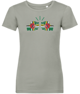 We Run Tings, Dominica, Women's, Organic Ring Spun Cotton, Contemporary Shaped Fit T-Shirt
