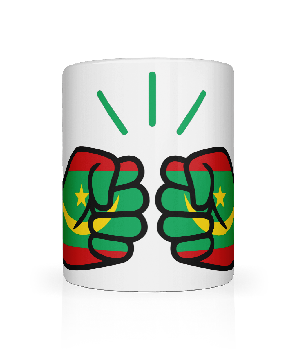 We Run Tings, Mauritania, Tea, Coffee Ceramic Mug, Cup, White, 11oz