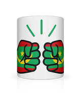 We Run Tings, Mauritania, Tea, Coffee Ceramic Mug, Cup, White, 11oz