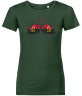 We Run Tings, Angola, Women's, Organic Ring Spun Cotton, Contemporary Shaped Fit T-Shirt