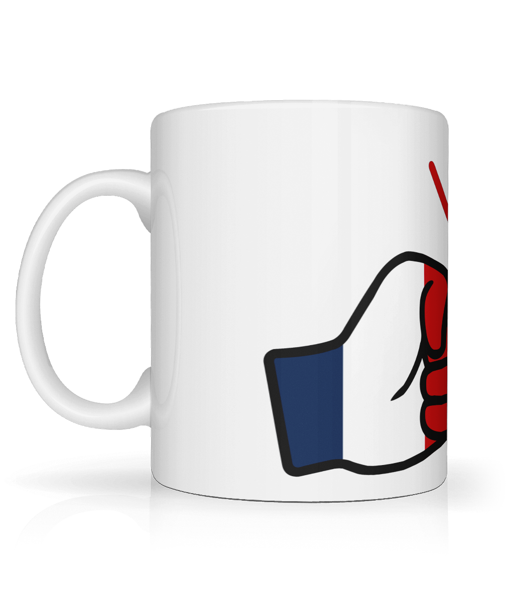 We Run Tings, Guadeloupe, Tea, Coffee Ceramic Mug, Cup, White, 11oz