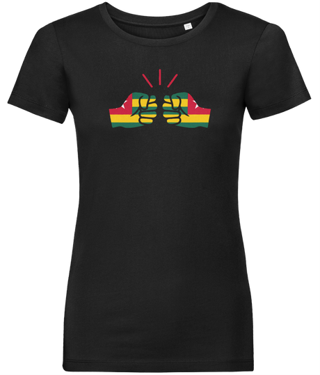 We Run Tings, Togo, Women's, Organic Ring Spun Cotton, Contemporary Shaped Fit T-Shirt