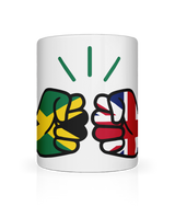 We Run Tings, Jamaica & United Kingdom, Dual, Mug, Cup, White, 11oz