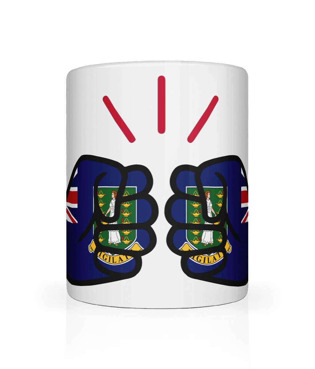 We Run Tings, British Virgin Islands, Tea, Coffee Ceramic Mug, Cup, White, 11oz