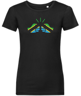 We Run Tings, Tanzania, Women's, Organic Ring Spun Cotton, Contemporary Shaped Fit T-Shirt