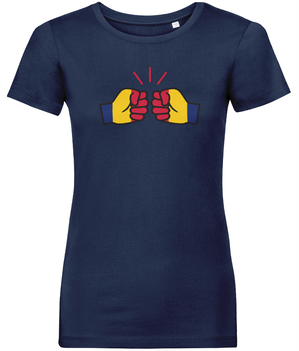 We Run Tings, Chad, Women's, Organic Ring Spun Cotton, Contemporary Shaped Fit T-Shirt