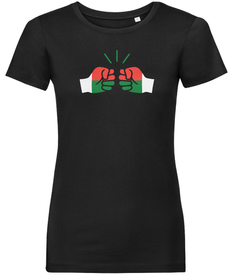 We Run Tings, Madagascar, Women's, Organic Ring Spun Cotton, Contemporary Shaped Fit T-Shirt