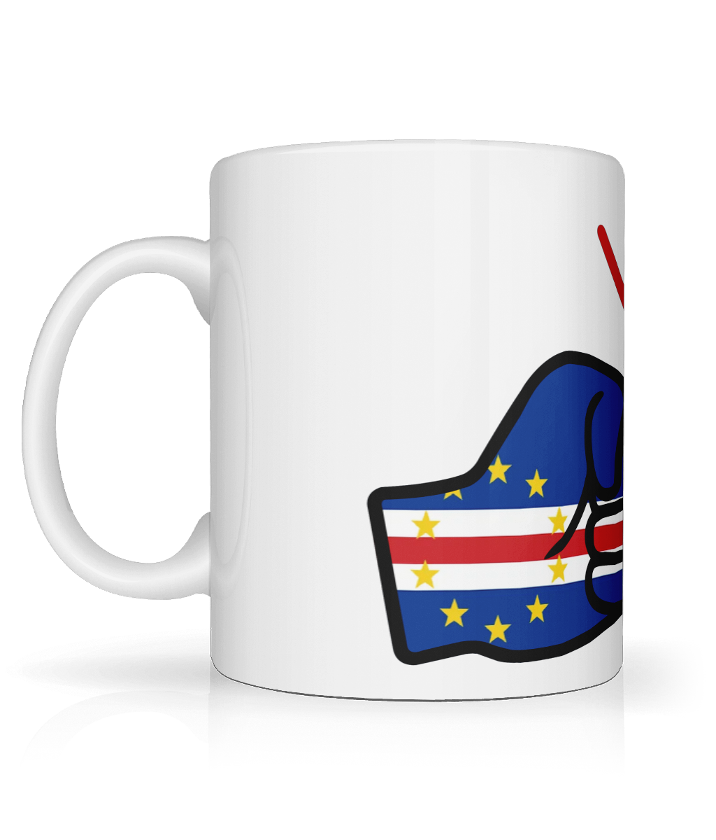 We Run Tings, Cabo Verde/Cape Verde, Tea, Coffee Ceramic Mug, Cup, White, 11oz