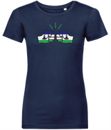 We Run Tings, Lesotho, Women's, Organic Ring Spun Cotton, Contemporary Shaped Fit T-Shirt