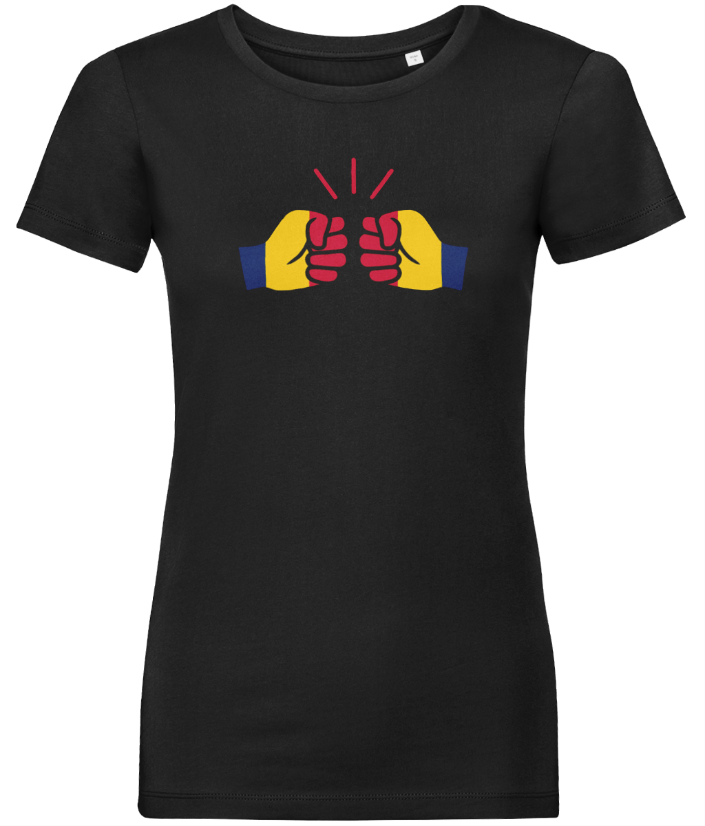 We Run Tings, Chad, Women's, Organic Ring Spun Cotton, Contemporary Shaped Fit T-Shirt