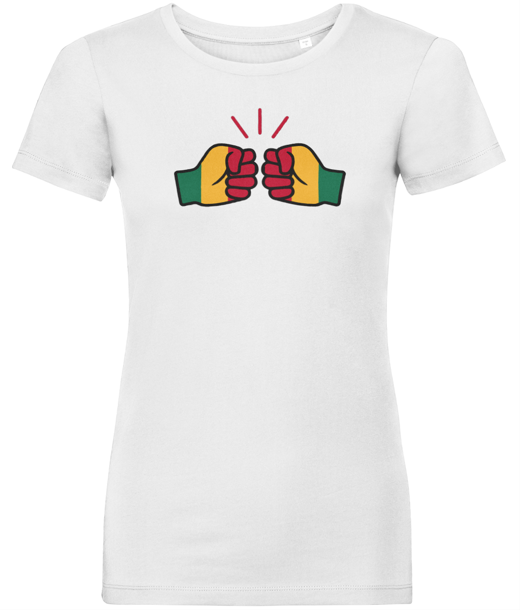 We Run Tings, Mali, Women's, Organic Ring Spun Cotton, Contemporary Shaped Fit T-Shirt