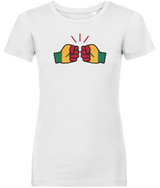 We Run Tings, Mali, Women's, Organic Ring Spun Cotton, Contemporary Shaped Fit T-Shirt