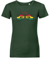 We Run Tings, Ghana, Women's, Organic Ring Spun Cotton, Contemporary Shaped Fit T-Shirt