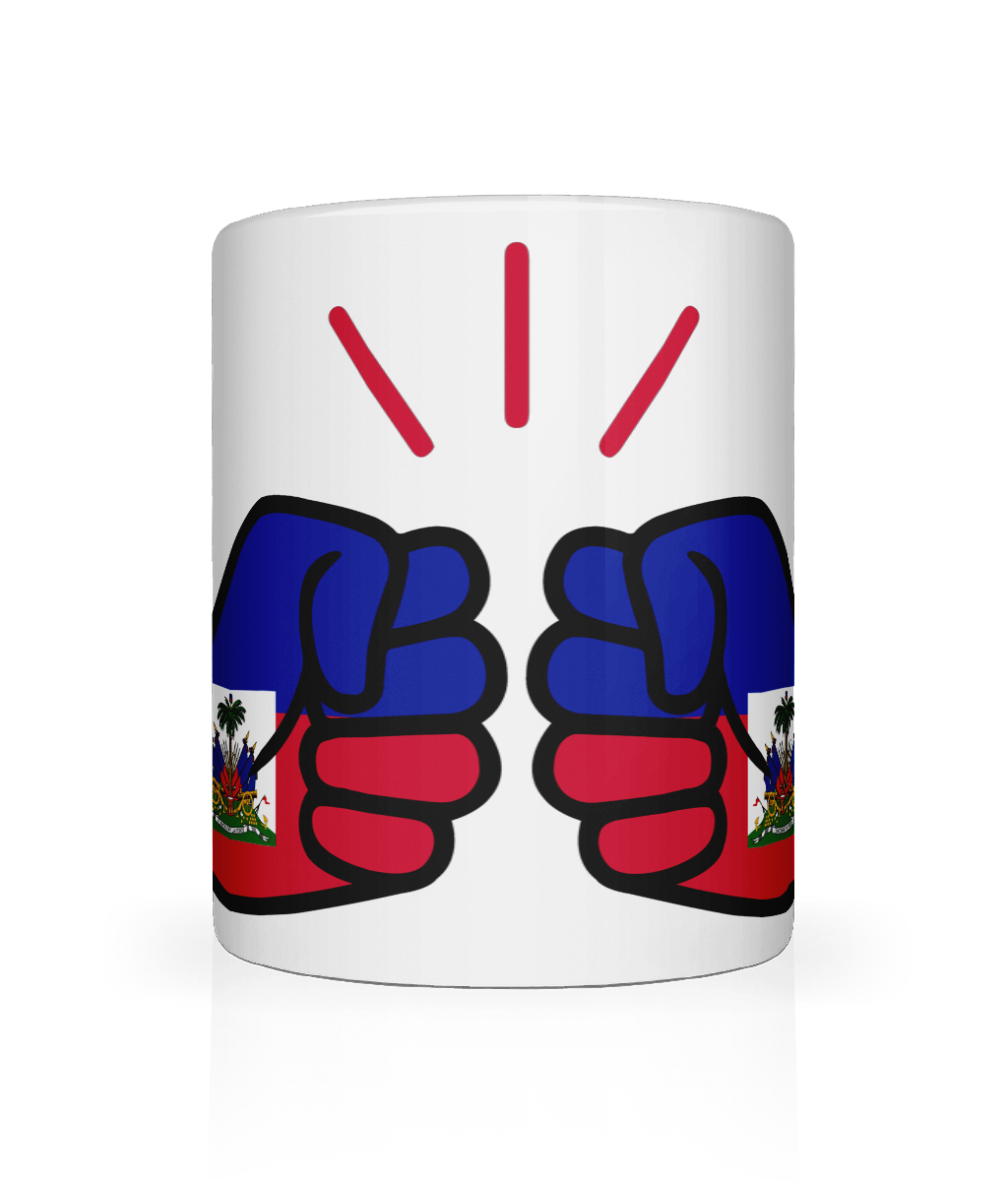 We Run Tings, Haiti, Tea, Coffee Ceramic Mug, Cup, White, 11oz