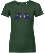 We Run Tings, British Virgin Islands, Women's, Organic Ring Spun Cotton, Contemporary Shaped Fit T-Shirt