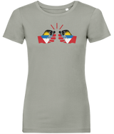 We Run Tings, Antigua, Women's, Organic Ring Spun Cotton, Contemporary Shaped Fit T-Shirt