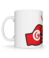 We Run Tings, Tunisia, Tea, Coffee Ceramic Mug, Cup, White, 11oz