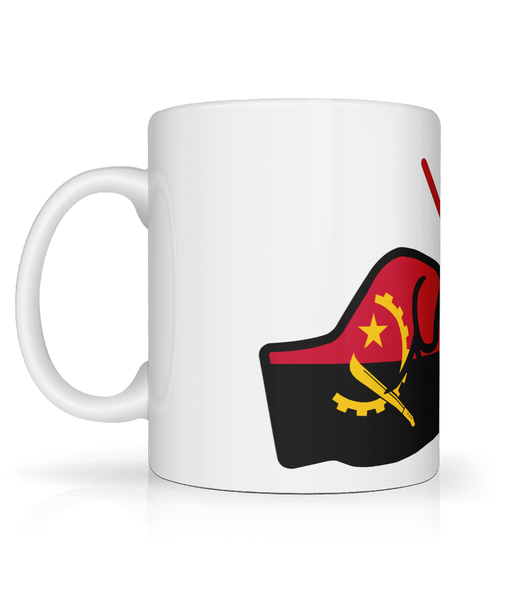 We Run Tings, Angola, Tea, Coffee Ceramic Mug, Cup, White, 11oz