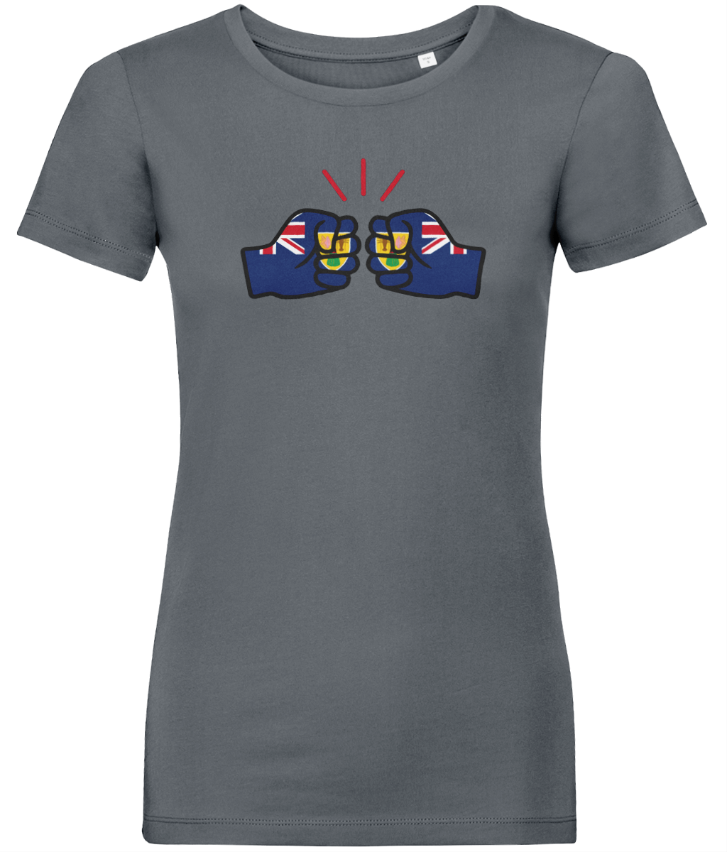 We Run Tings, Turks and Caicos, Women's, Organic Ring Spun Cotton, Contemporary Shaped Fit T-Shirt