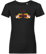 We Run Tings, Zimbabwe, Women's, Organic Ring Spun Cotton, Contemporary Shaped Fit T-Shirt